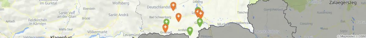 Map view for Pharmacies emergency services nearby Arnfels (Leibnitz, Steiermark)